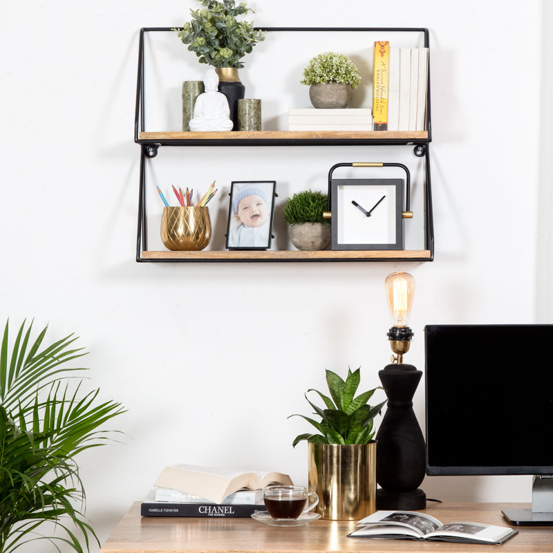 17 Stories Trista 2Tier Wall Shelf & Reviews Wayfair